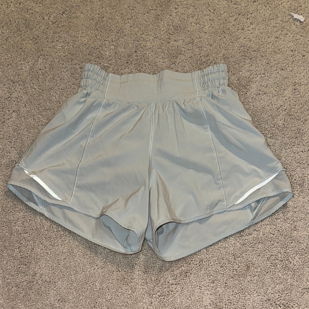 Lululemon light blue shorts